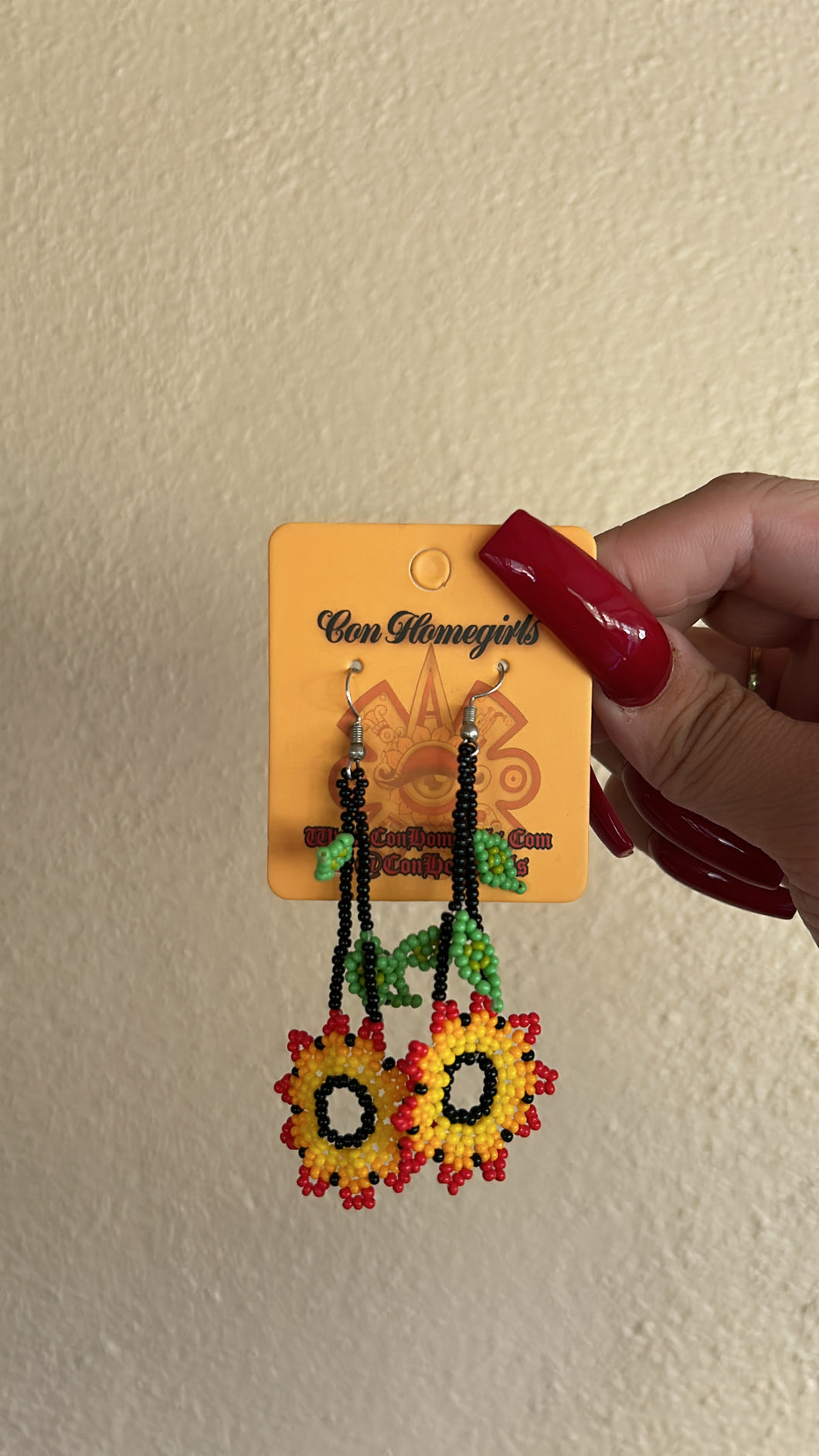 Huichol earrings